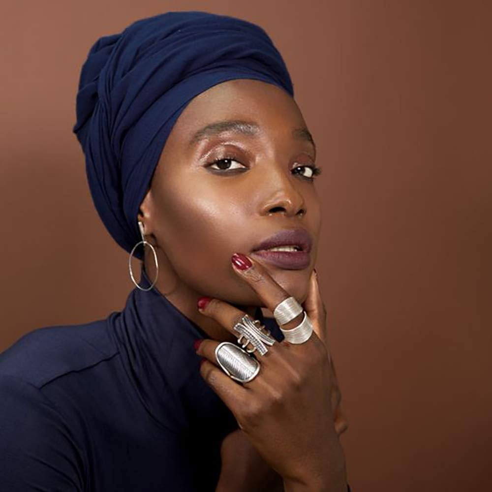 Harewom Head Wraps for Black Women Stretch Head Scarf Long African Hai