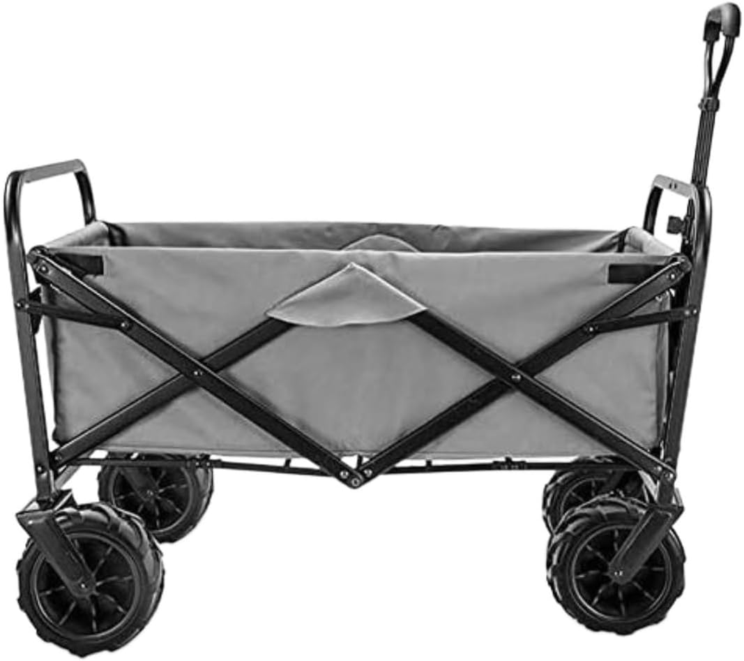 Collapsible Wagon Cart with Wheels Foldable Folding Wagons Carts Silen