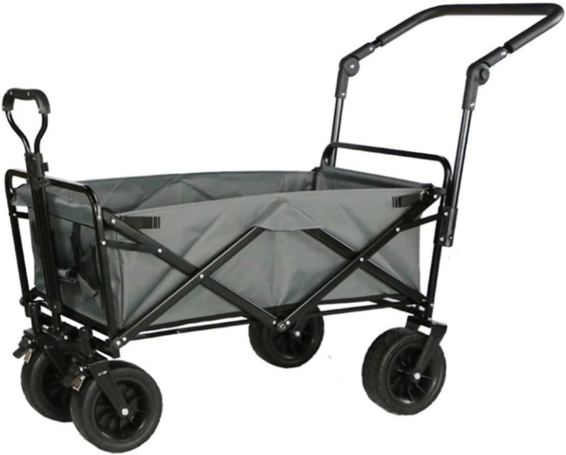 Collapsible Wagon Cart with Wheels Foldable Folding Wagons Carts Silen