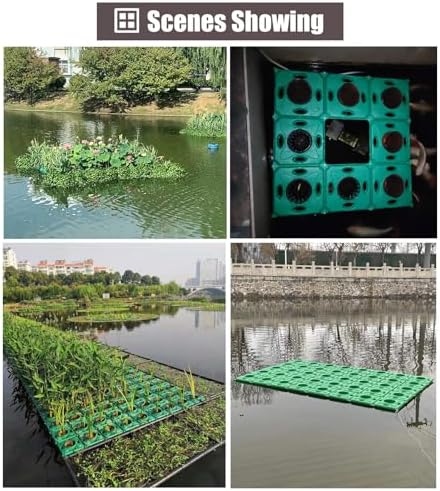Aquarium Water Plants Floating Planter Basket Outdoor Plant Island for