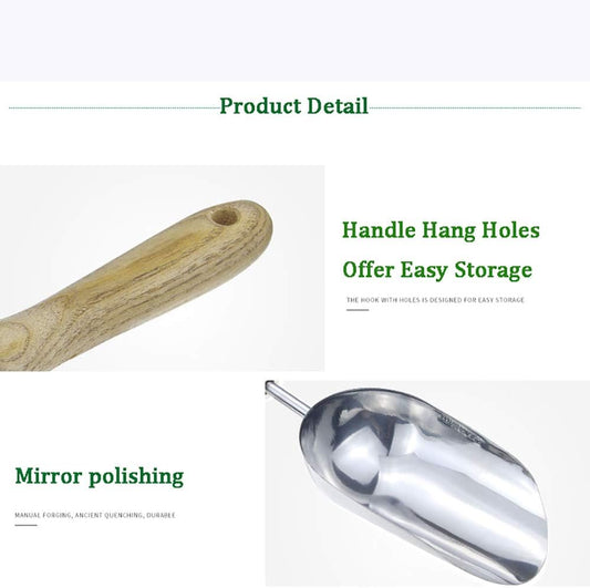 Enjoyer Transplanter Trowel with Ergonomic Grip,Stainless Steel Garden