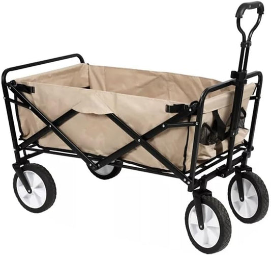 HBJWOV 150KG Maximum Load Portable Folding Outdoor Trolley Camping Equ