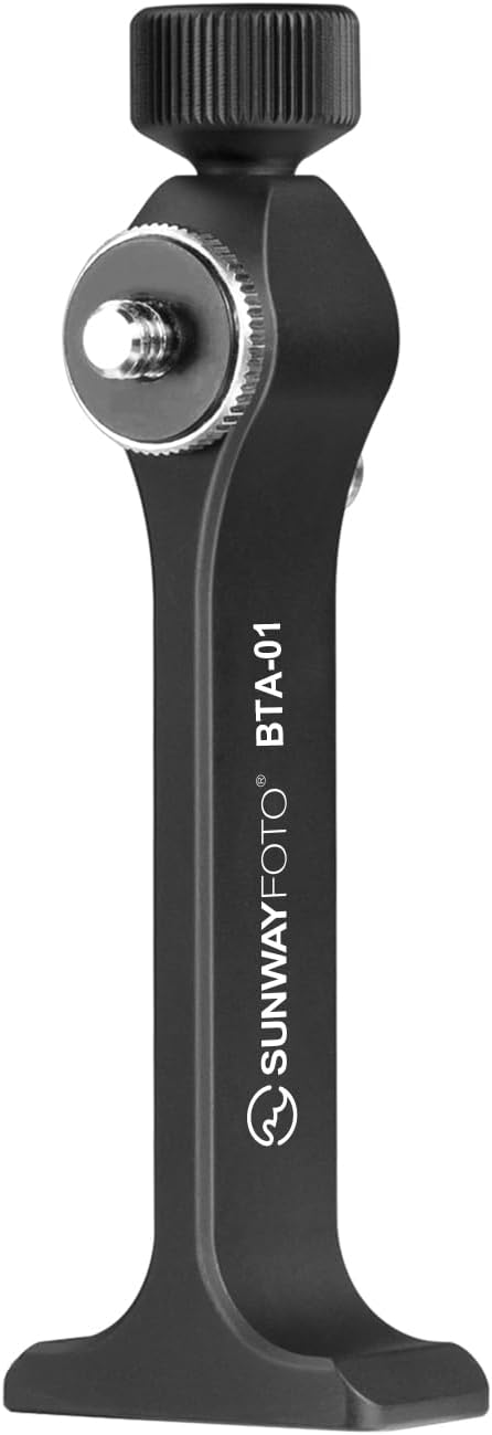 SUNWAY Binocular Tripod Adapter Accessories,with Arca Swiss Mount Plate and 1/4 Thread Hole,BTA-01