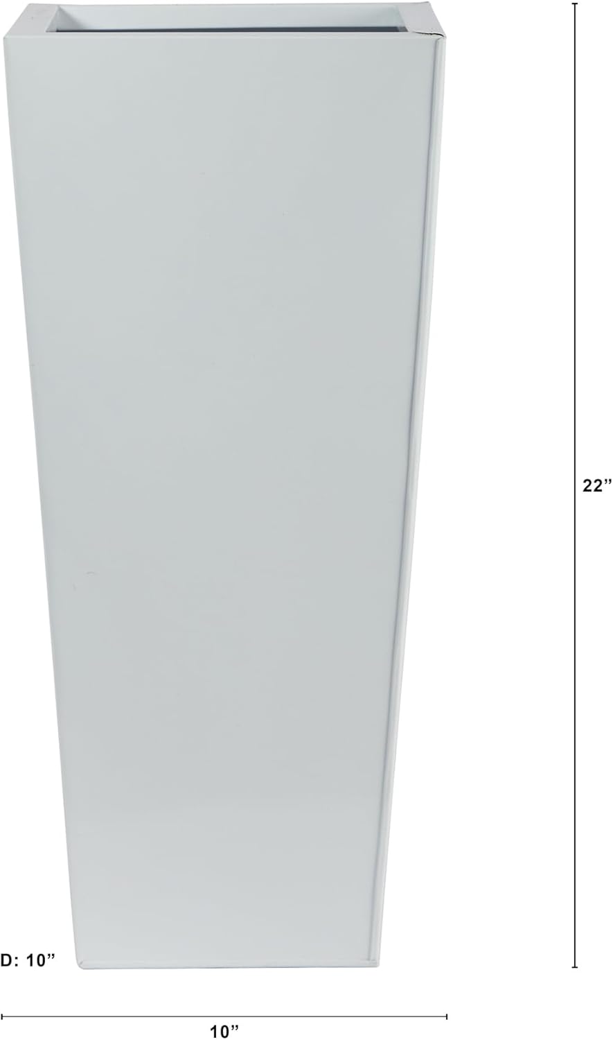 Nearly Natural 22in. Decorative Metal Tower Planter