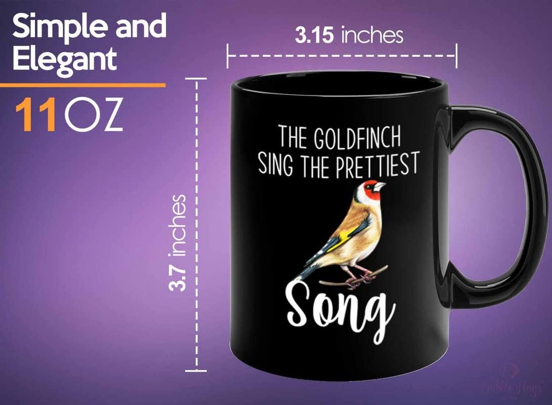 Bird Lover Coffee Mug 11oz Black - Prettiest song - Hummingbird Nest C