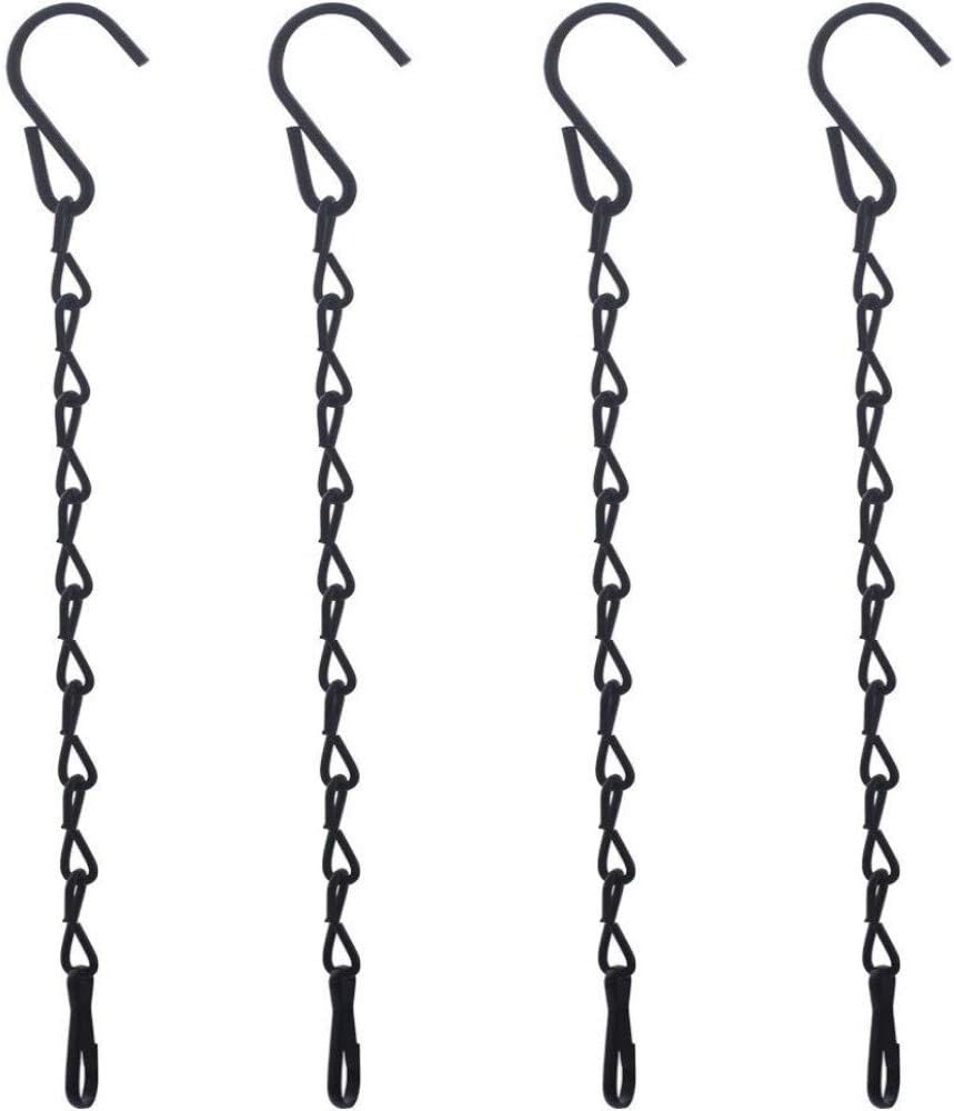 4 Pack 9.5 Inch Hanging Chain for Bird Feeders, Planters, Suet Baskets, Fixtures, Lanterns, Ornaments and More