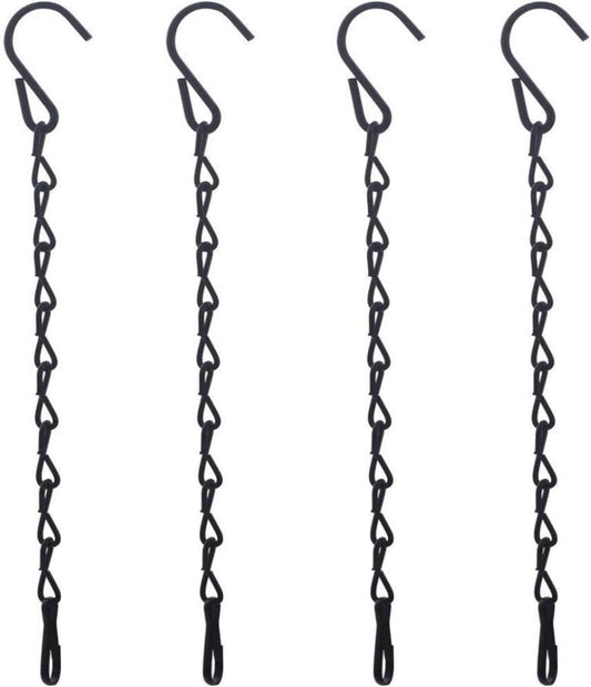 4 Pack 9.5 Inch Hanging Chain for Bird Feeders, Planters, Suet Baskets, Fixtures, Lanterns, Ornaments and More