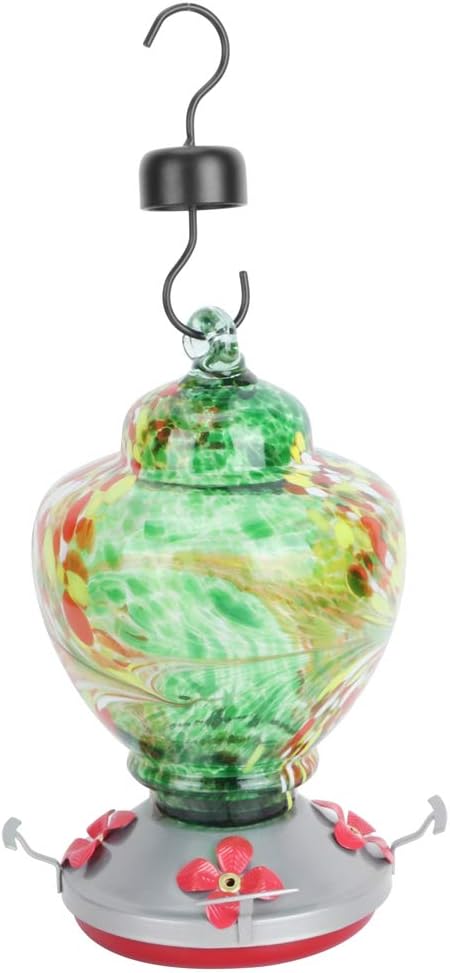 ZJchao Hummingbird Feeders for Outdoors, Bird Water Dispenser with Col