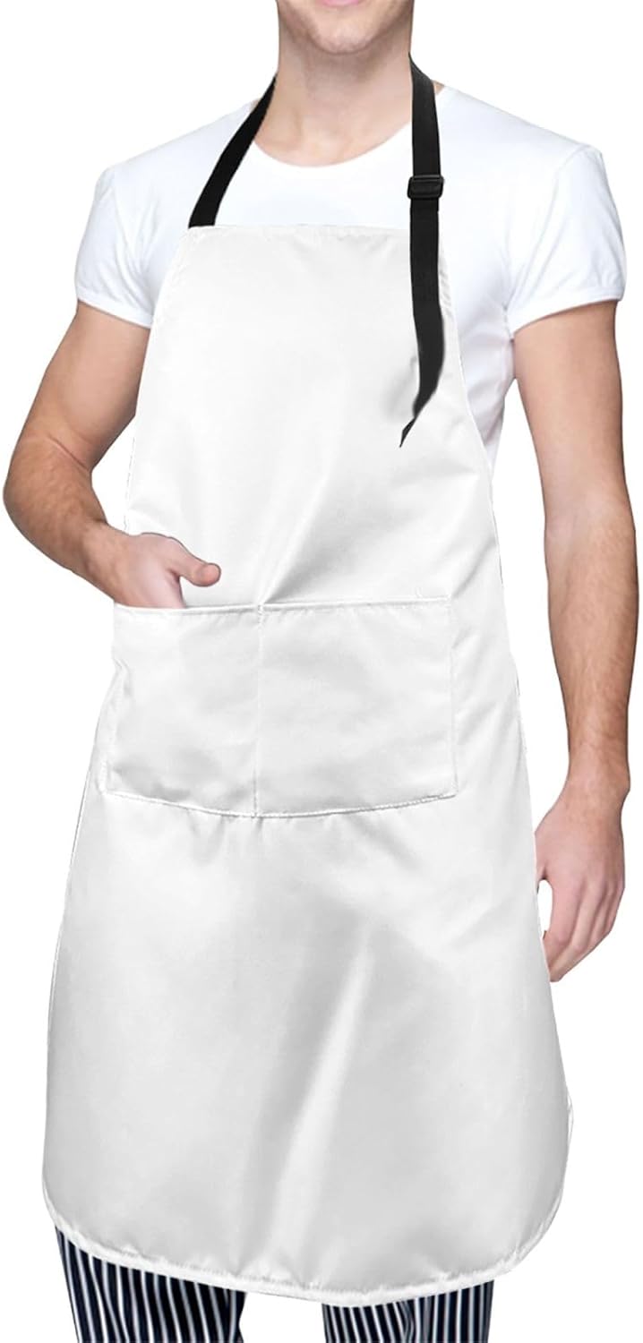 volcano print Waterproof chef's apron with pocket apron for kitchen cooking baking barbecue and gardening