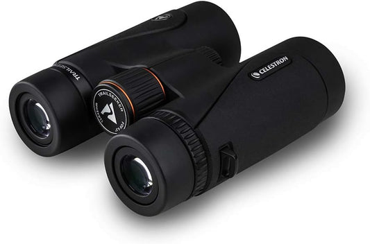 Celestron – TrailSeeker 10x42 Binoculars – Fully Multi-Coated Optics – Binoculars for Adults – Phase and Dielectric Coated BaK-4 Prisms – Waterproof & Fogproof – Rubber Armored – 6.5 Feet Close Focus