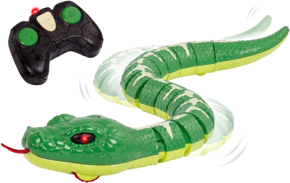 Terra by Battat – Remote Control Emerald Tree Boa Snake Toy, Realistic