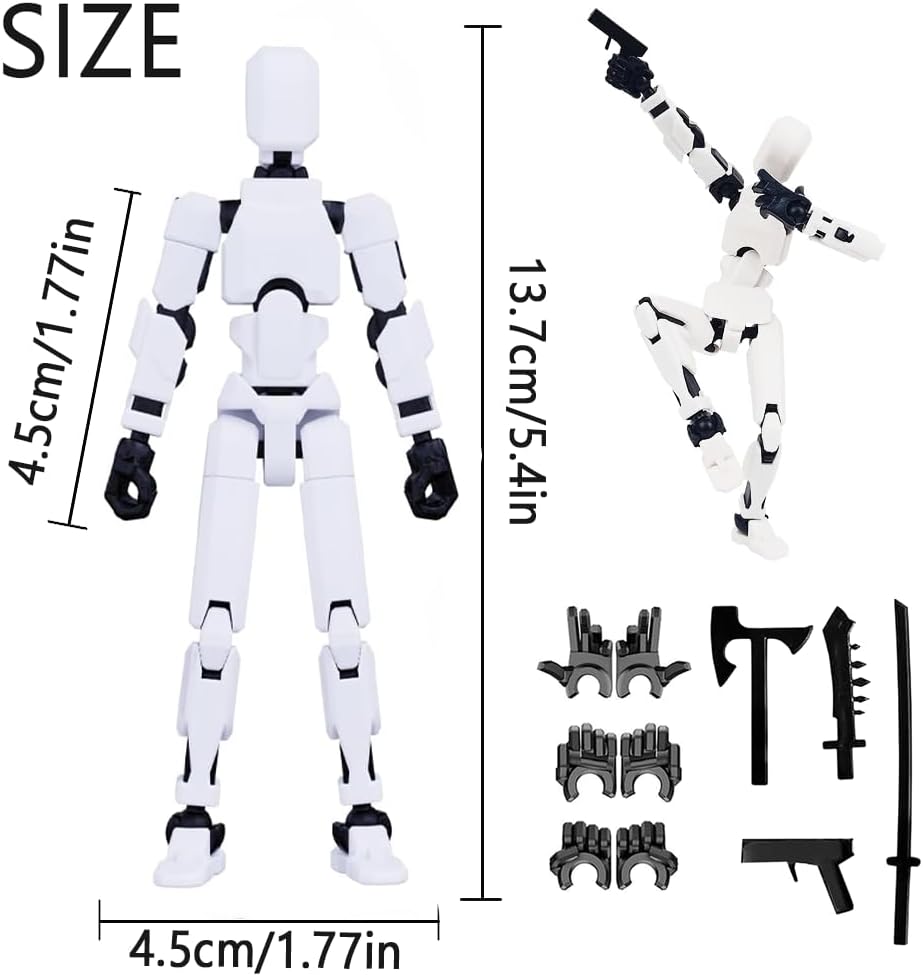 2026 New Assembly Completed-Titan 13 Action Figure,Dummy Robot 13 Acti
