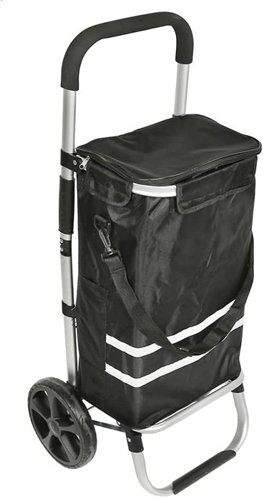 JSEIAJB 35l Shopping Trolley Cart Tote Shoulder Bag Foldable Reusable 