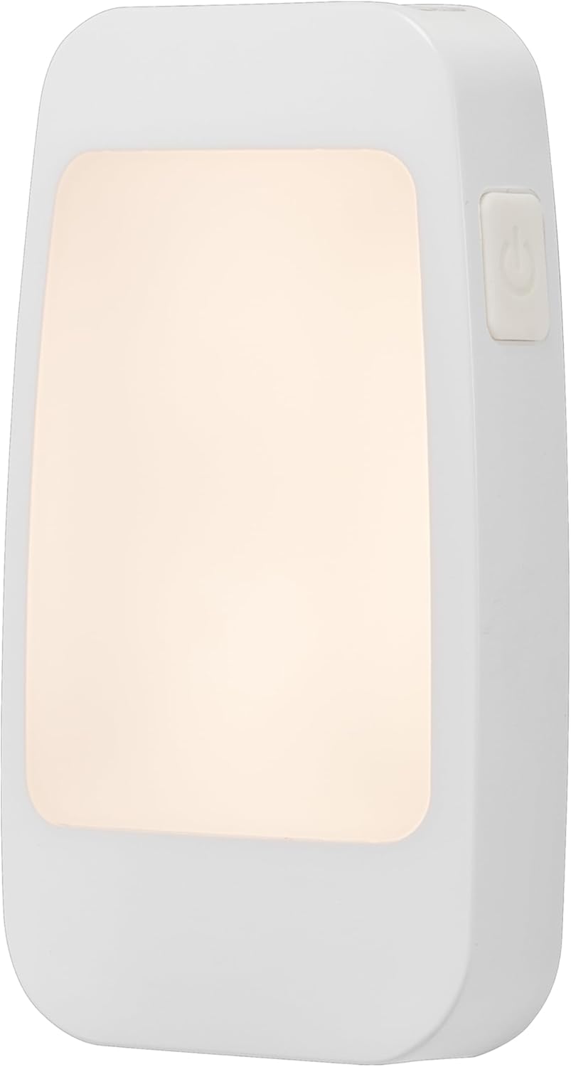 GE 4-in-1 LED Power Failure Night Light, Dusk-to-Dawn Sensor, Foldable Plug, Portable, Flashlight, Ideal for Storm, Outage, Emergency, Blackout, Hurricane, Tornado, White, 29679