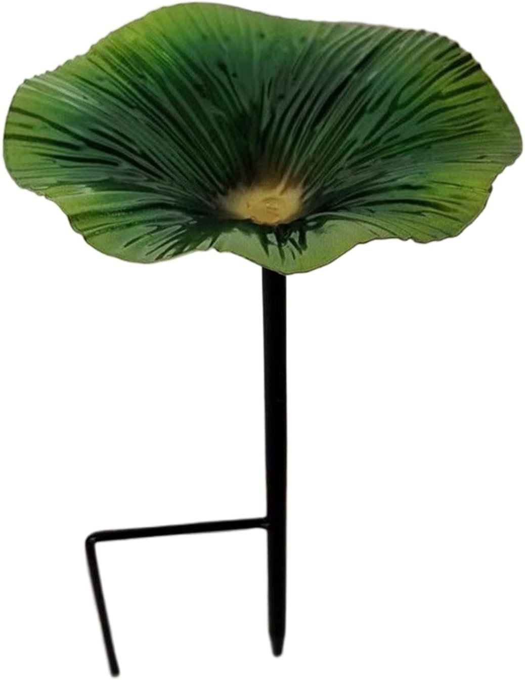 Outdoor Bird Bath - Decorative Feeder | Flower Design Water Station with Metal Stake for Hummingbirds Yard Garden Patio Backyard Wildlife Attraction Elegant Functional Outdoor Decor