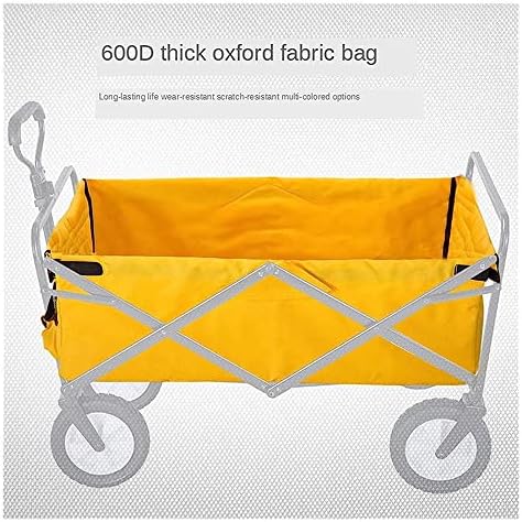 Collapsible Wagon Cart with Wheels Foldable Folding Wagons Carts Silen