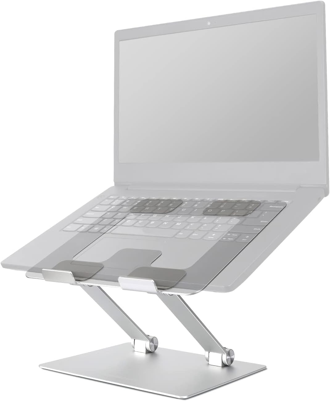 Amazon Basics Sturdy and Portable Ergonomic Laptop Stand for Desk, Hei
