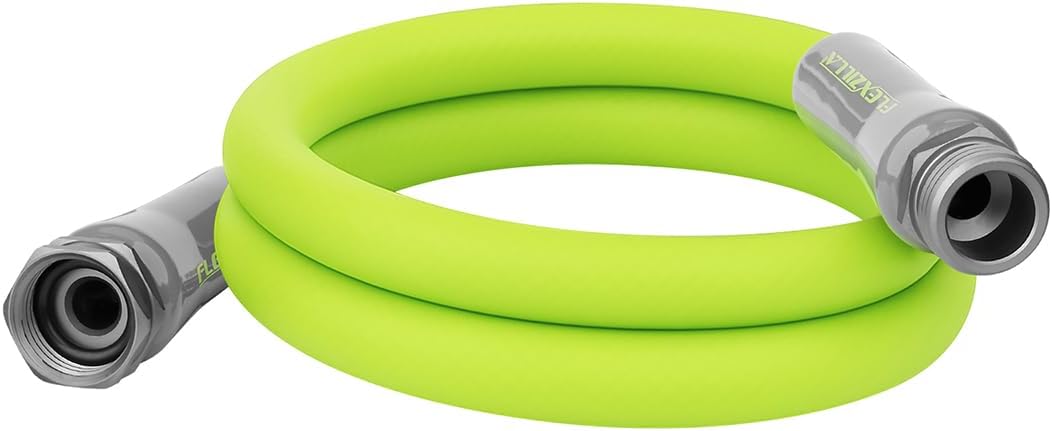 Flexzilla Garden Lead-in Hose 5/8 in. x 5 ft., Lightweight All-Weather Water Hose, Durable and Flexible, Leak-Free Connections