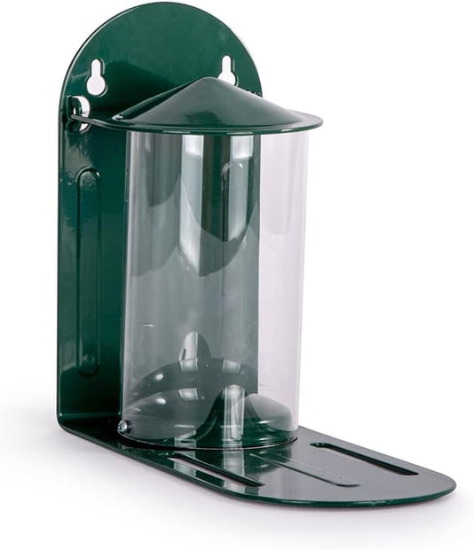 Green Metal Wild Squirrel Feeder - Garden Squirrel Feeding for Wildlif