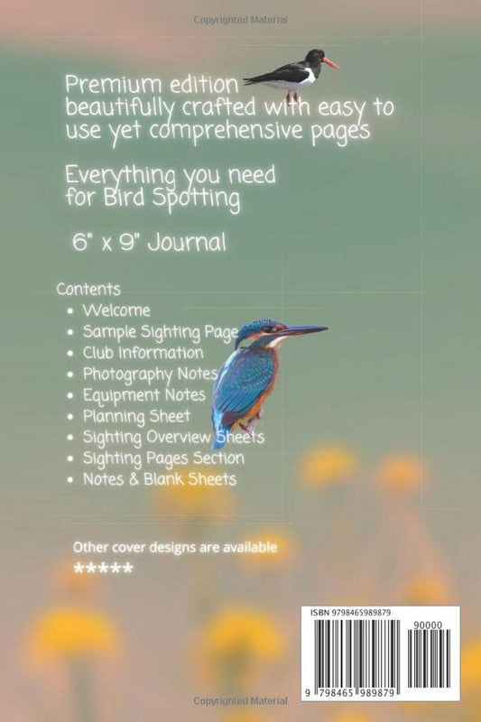 My Bird Spotter Journal: A Smart and Innovative Birdwatching Log Book 