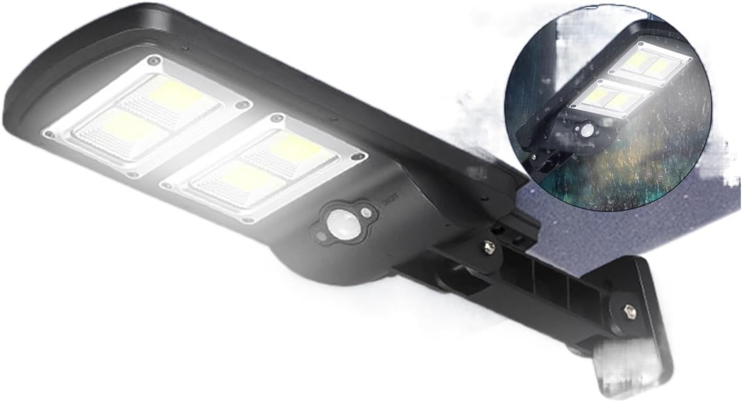 Solar Motion Sensor Light Bright Garden Outdoor Street Wall Remote Smart Bulb