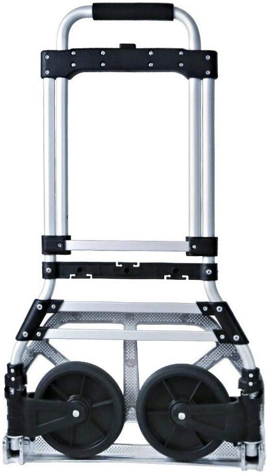 Steel Foldable Folding Trolley with Anti Puncture Solid Wheel and 150 kg Capacity Sack Barrows Duty for Travel Shopping Garden Indoor Outdoor (Style #6)