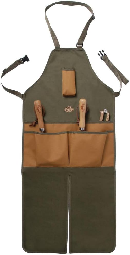 Esschert Design mens Tool gardening aprons, Khaki, 0.39 x 28.74 47.24 