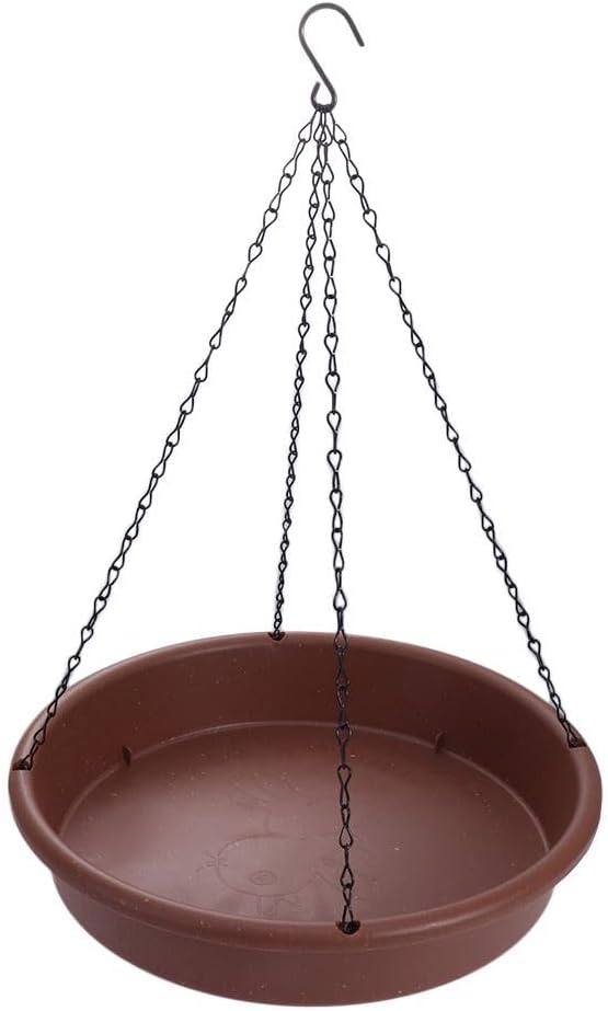 Hanging Bird Feeding Dish Feeder Tray, Outdoor Garden Decoration for Wild Backyard Attracting Birds, Bird Tray Platform Feeder