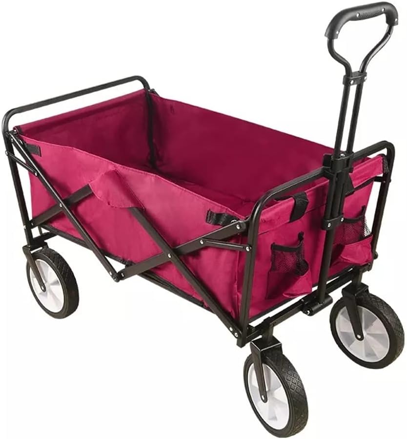 Outdoor Portable Camper Folding Shopping Cart Stall Trolley Box Traile
