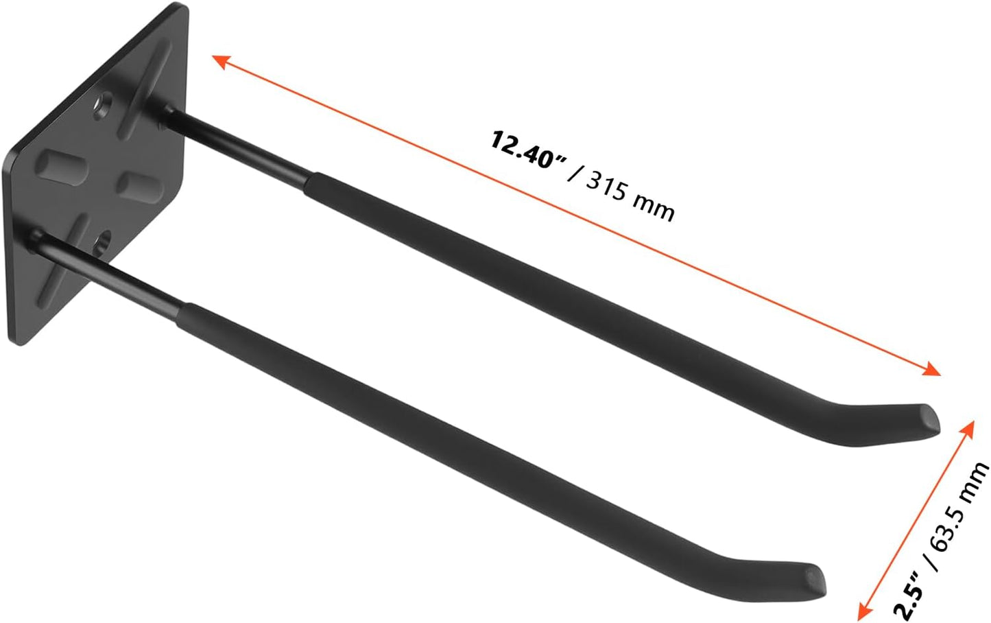 SINJEUN 6 Pack 12.4 Inch Garage Storage Hooks, Heavy Duty Garage Hooks
