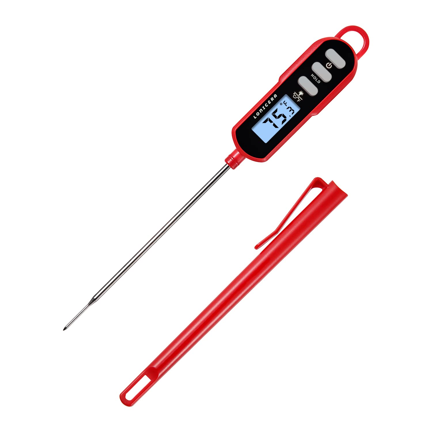Lonicera Digital Cooking Thermometer for Bread Baking, Food and Water 