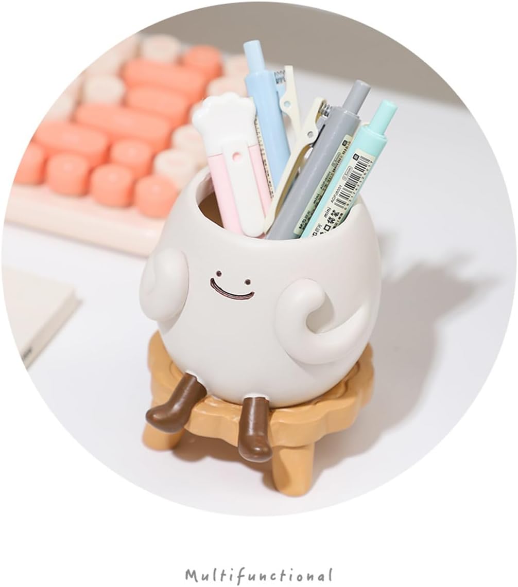 Cute Succulent Plants Pots Flowerpot, Pencils Holder Container (Starin