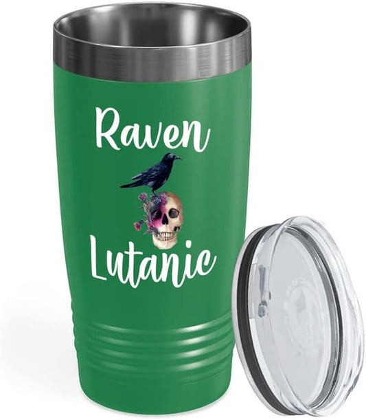 Bird Lover Green Edition Viking Tumbler 20oz - Rven lutanic - Hummingb