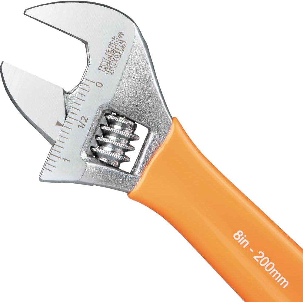 Klein Tools D5073 Adjustable Wrench Set, Extra Capacity, 6-Inch, 8-Inc