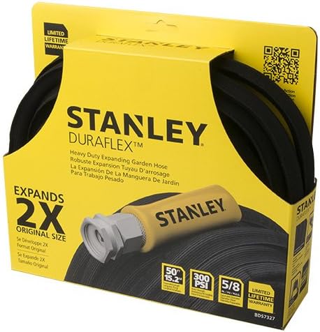 Stanley DuraflexPro Expanding Garden Hose, 50 Feet