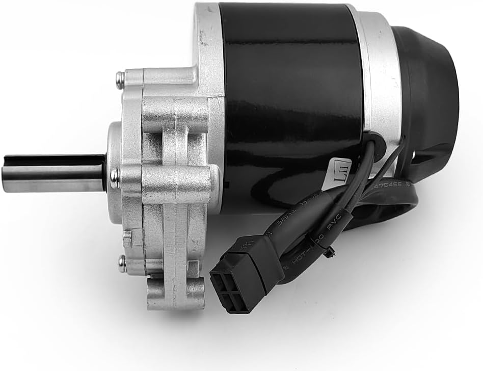 Dual 9 Inch Wheel 120RPM 24V 700W Carry Garden Lawn Mower Tool Cart Brushed Gear Motor Kit (9inch no controller)