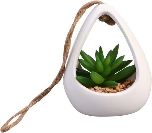 FAVOMOTO Succulent Desktop Ornament Fake Potted Greenery Plastic Craft