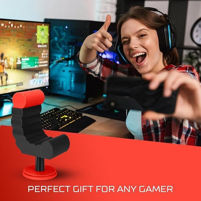 VELENTI Gamer Chair Phone Stand - Phone Holder for Smartphones, Kindle