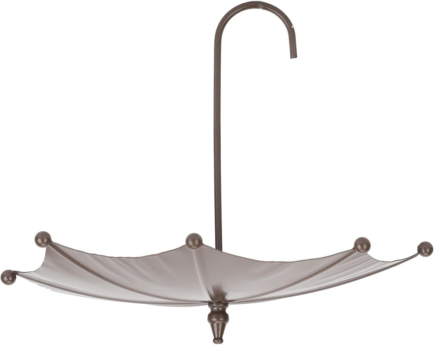Generic Hummingbird Feeders for Outdoors, Hanging Bird Bath Umbrella Shaped Bird Trough Metal Wild Bird Feeder Bird Bath Pond Drinker Hummingbird Swing for Outdoors Backyard Balcony Decor