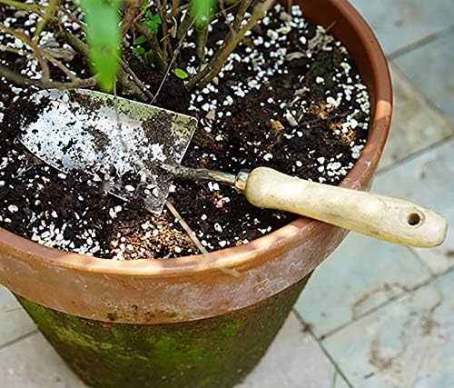 Enjoyer Transplanter Trowel with Ergonomic Grip,Stainless Steel Garden