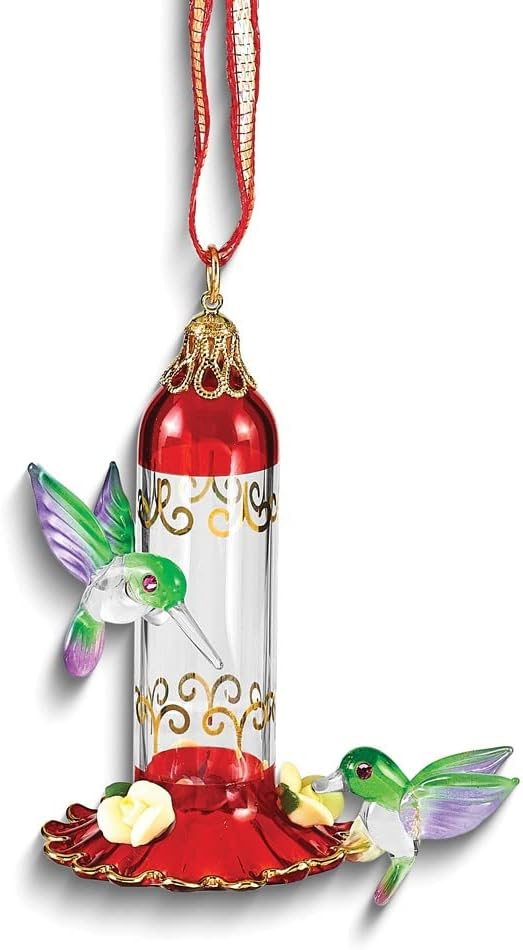 Glass Baron Hanging Hummingbird Feeder