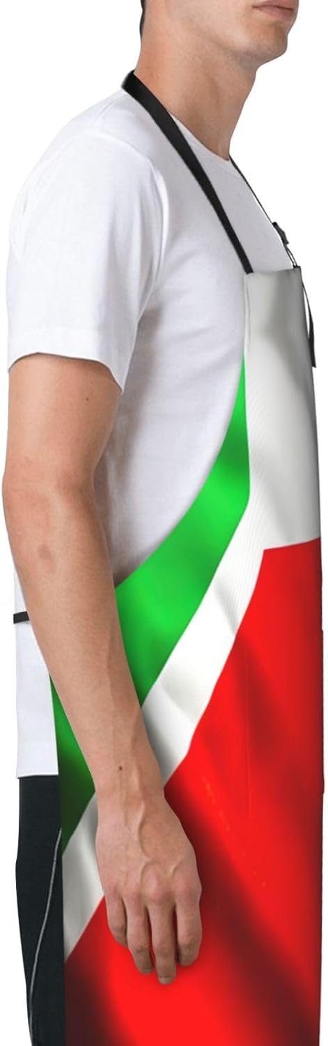 Costa Rica Flag 1 print Waterproof chef's apron with pocket apron for 
