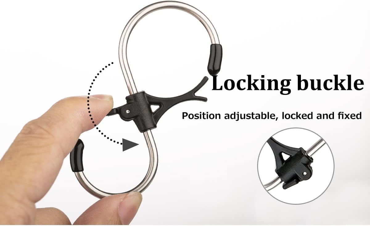 S Hooks Stainless Steel Heavy Duty S Hooks Anti Drop for Kitchen,Work Shop,Bathroom,Garden,Wardrobe,Office,Perfect Rack Hooks,Big,10Pieces