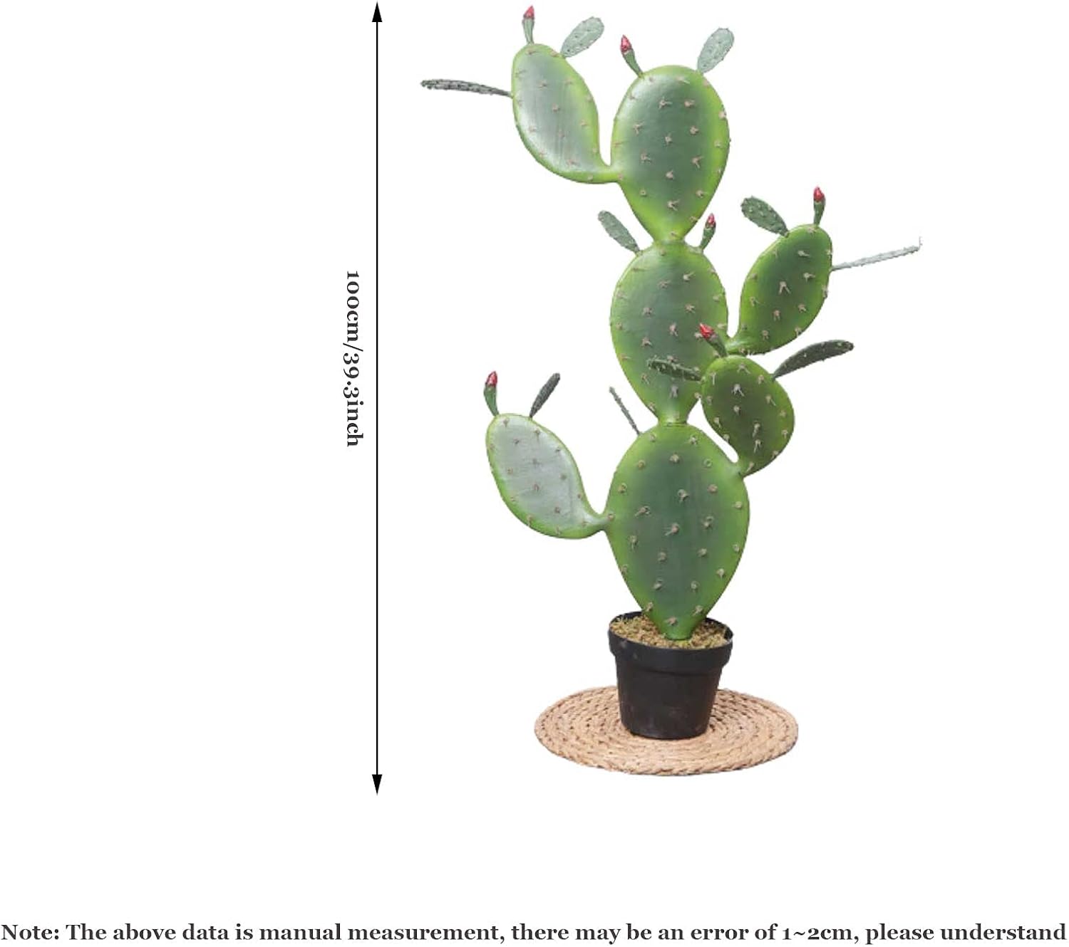 Faux Plants Outdoor Beautiful Fake Plant Tall Fake Cactus Plants in Ce