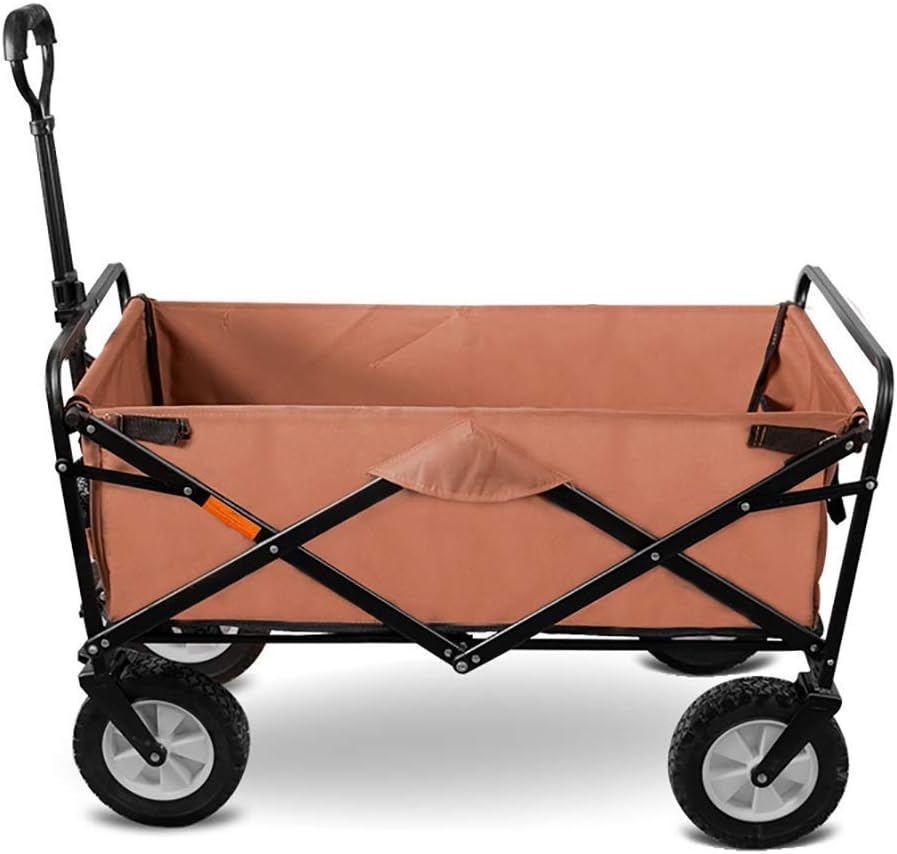 Collapsible Wagon Cart with Wheels Foldable Folding Wagons Carts Silen