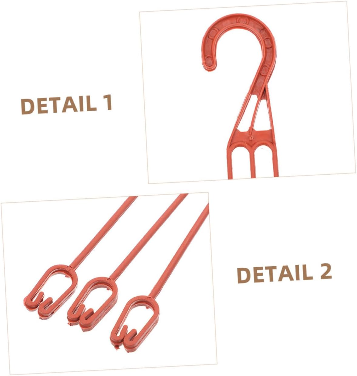 Milisten 30Pcs Durable Plant Hooks for Hanging Flower Pots Versatile S