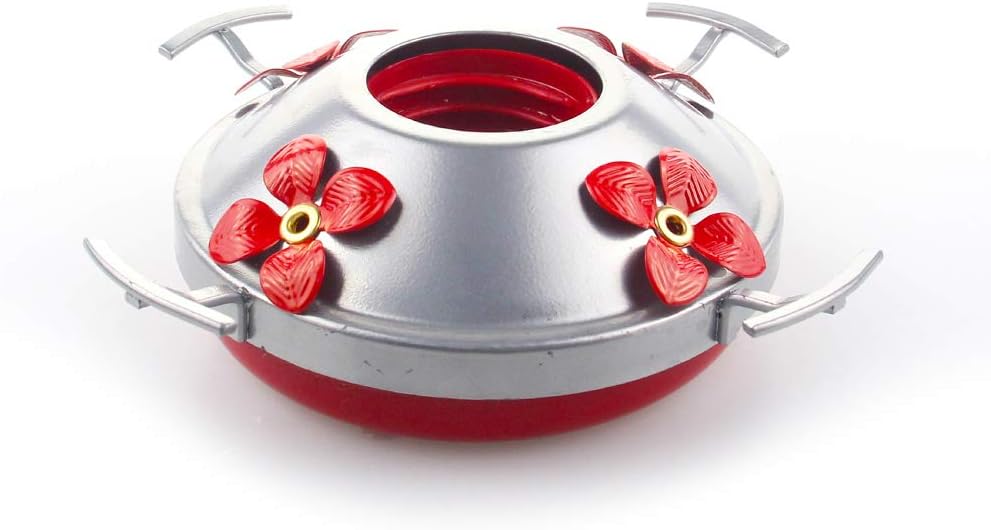 Hummingbird Feeder Base Replacement Bottom, Fits LaElvish Garden Hummingbird Feeders Only, Including Metal Replacement Base