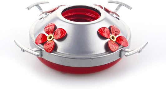 Hummingbird Feeder Base Replacement Bottom, Fits LaElvish Garden Hummingbird Feeders Only, Including Metal Replacement Base