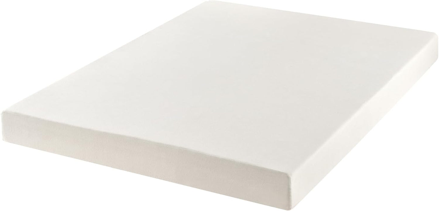 Best Price Mattress 6 inch Twin Mattress Bed-In-A-Box, Green Tea Memory Foam, White