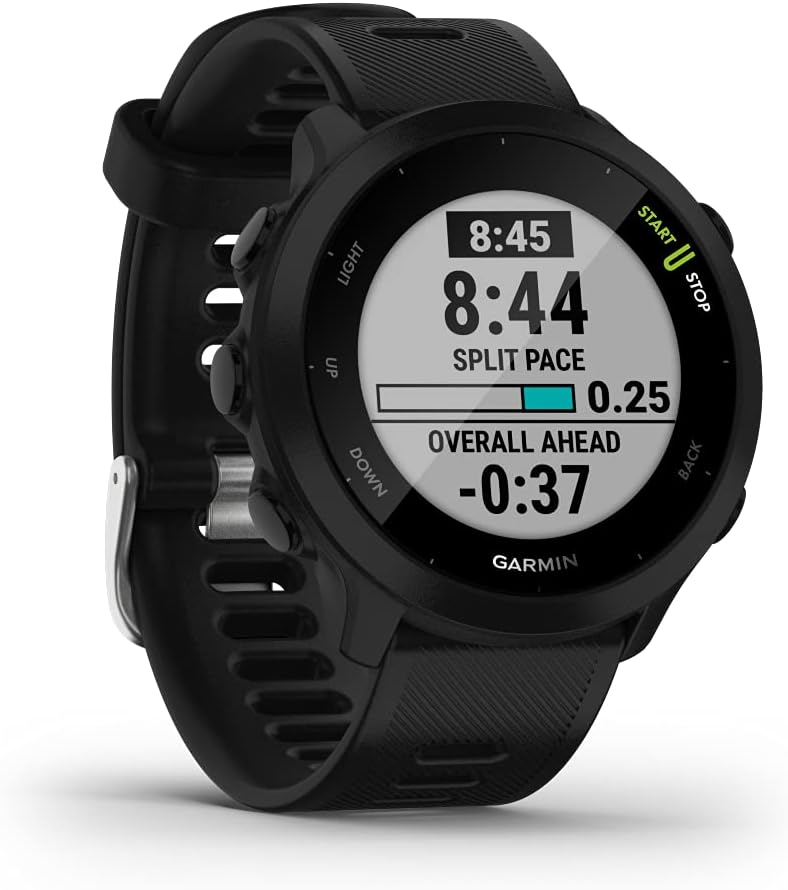 Garmin Forerunner 55, GPS Running Watch with Daily Suggested Workouts,